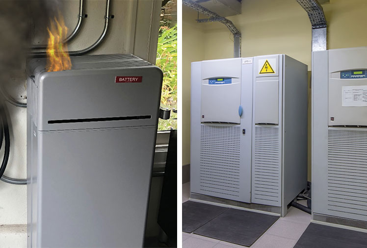 Battery Storage Fire