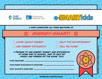 Energy-SMART certificate